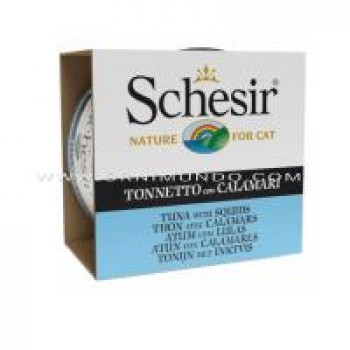 Schesir Gato Atum e Lulas lata 85gr